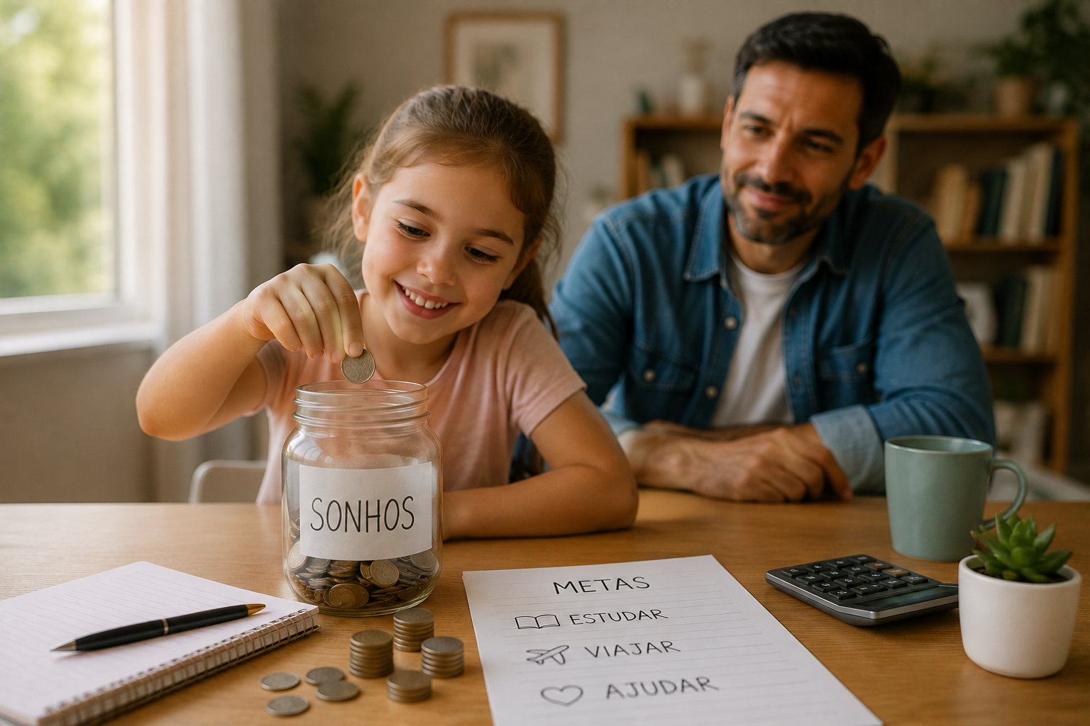 Educação financeira para crianças: um presente que pode durar a vida inteira